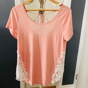 Lace Embellished Tee